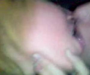 Girlfriends are kissing