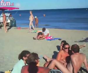 blowjob and subtraction on the nude beach
