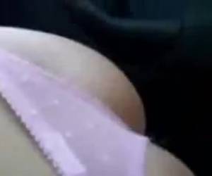 Young couple park their car in the countryside for a blowjob stop