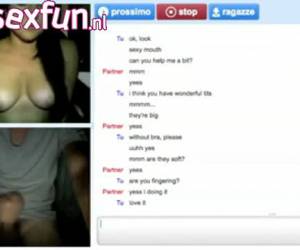 Teens mastubatingg for the webcam