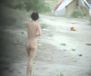 Urinating in public on the campsite