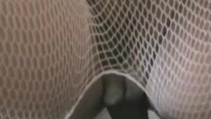 Italian BBW Wearing Fishnets