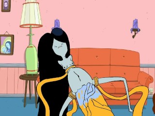 Adventure time Marceline and Jake